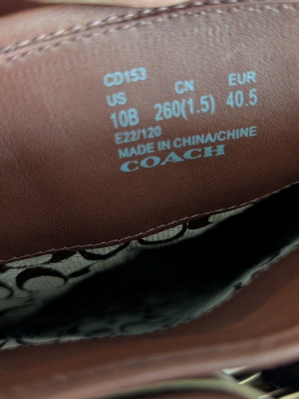 Coach Lili Buckled Leather Boots Walnut Brown #CD153 Women's Size 10B Regular - Picture 10 of 11